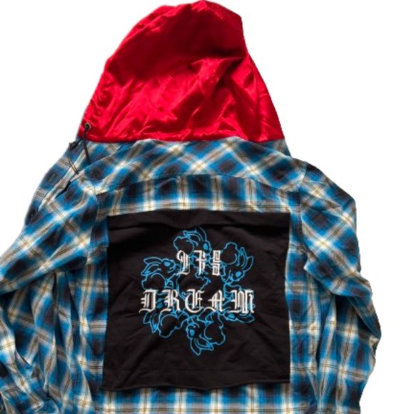 Diesel Shirt with hoodie new with tags size L - Picture 2 of 2